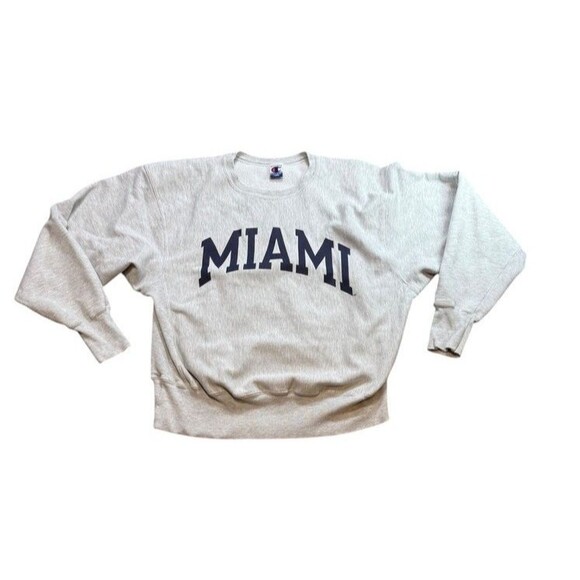 Champion Other - Champion Reverse Weave Miami University Sweatshirt Size Large Ohio - Oxford
